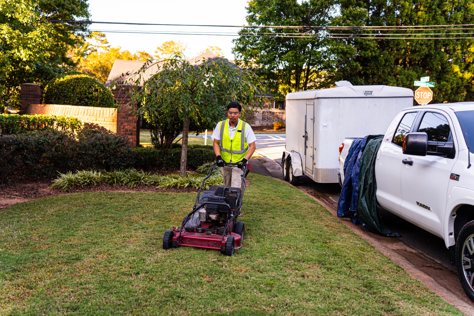 Mulching service showcase